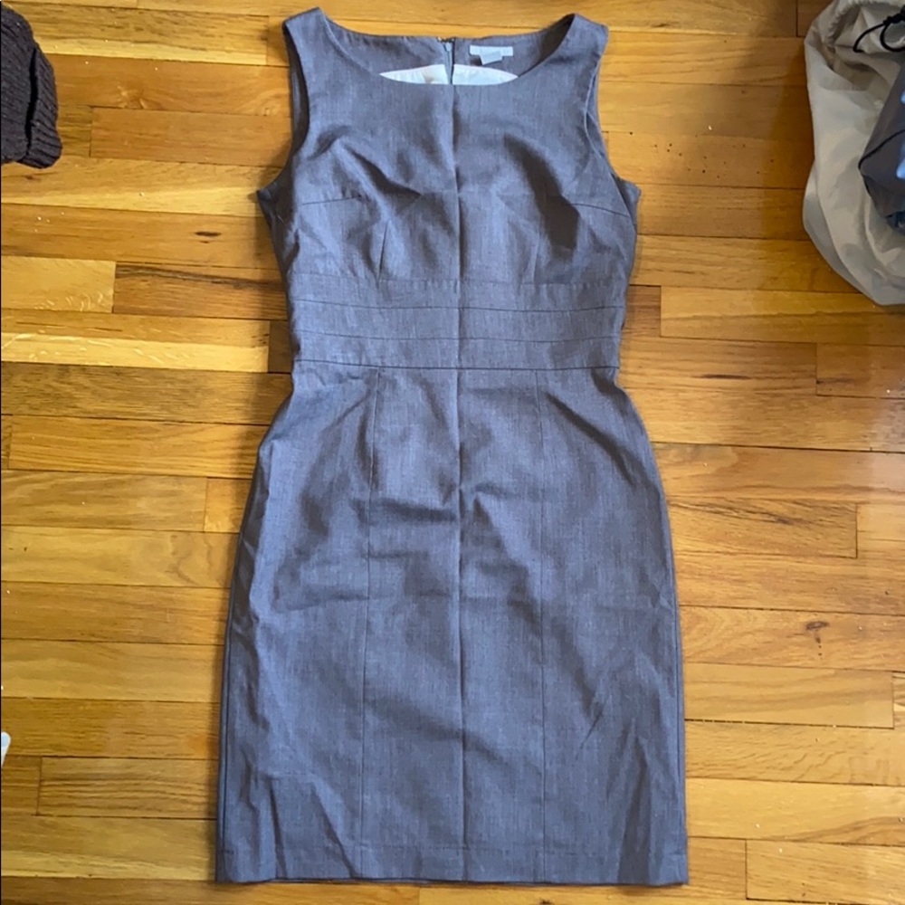 H&M grey sheath dress